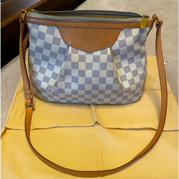 Louis Vuitton Damier Azur Siracusa in excellent condition. - Picture 1 of 4